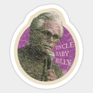 Uncle baby Billy retro style Sticker